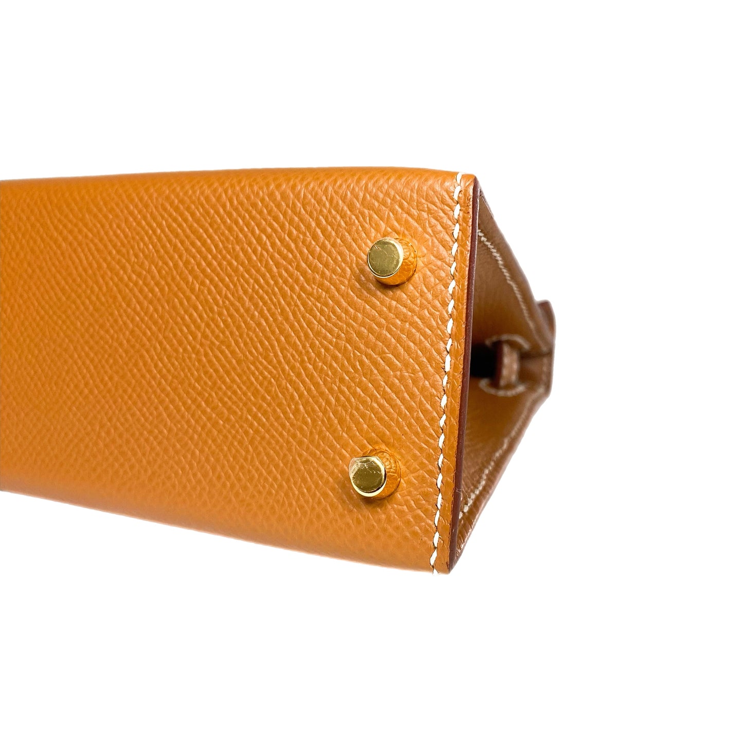 Hermes Mini Kelly 20 Gold Epsom Gold Hardware