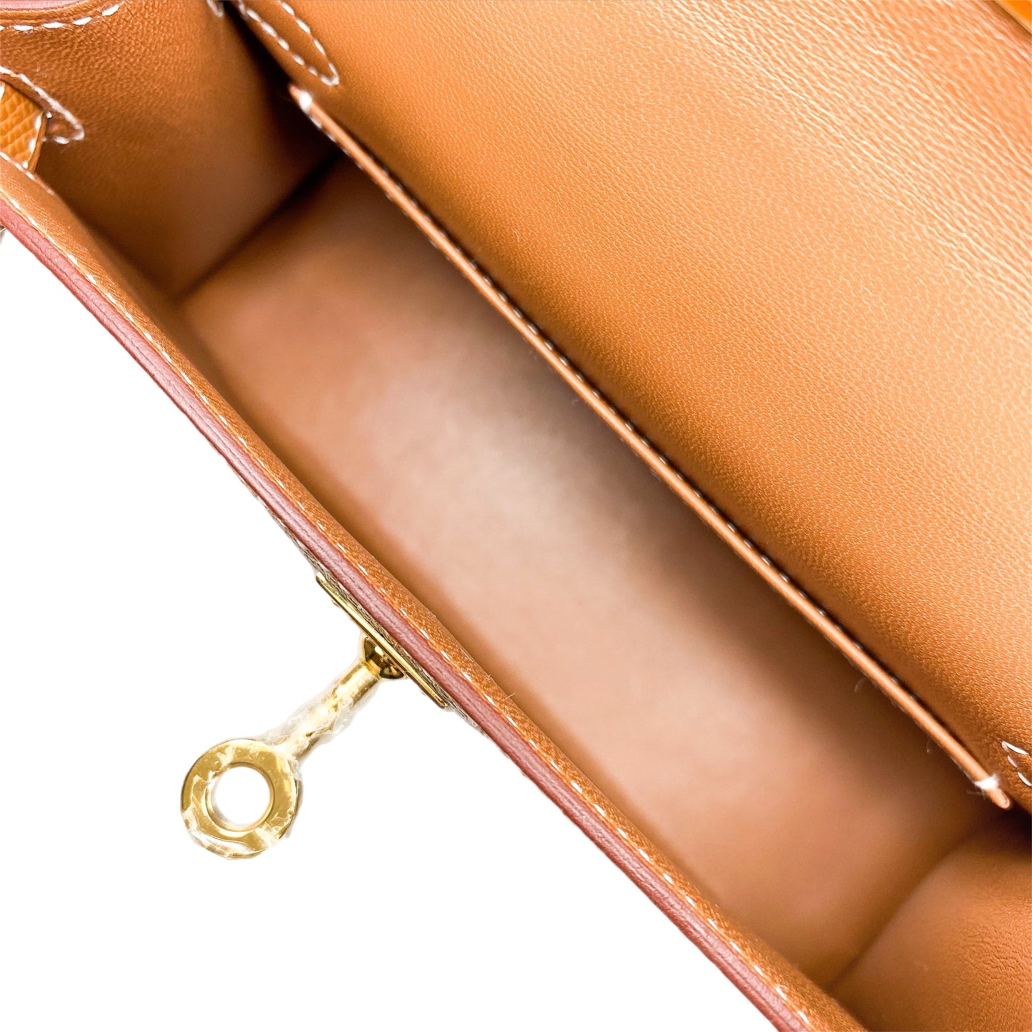 Hermes Mini Kelly 20 Gold Epsom Gold Hardware