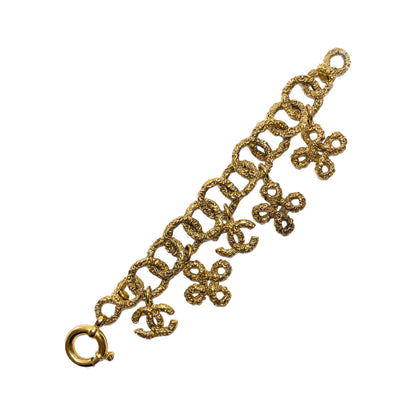 Chanel Gold CC Charm Bracelet