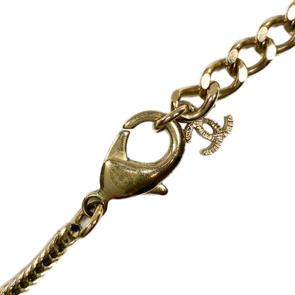 Chanel Gold Resin Charm Necklace