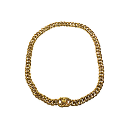 Chanel Gold CC Turnlock Belt