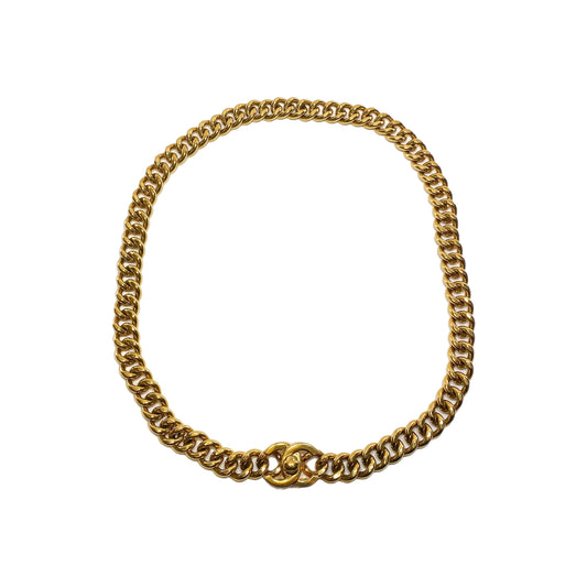 Chanel Gold CC Turnlock Belt