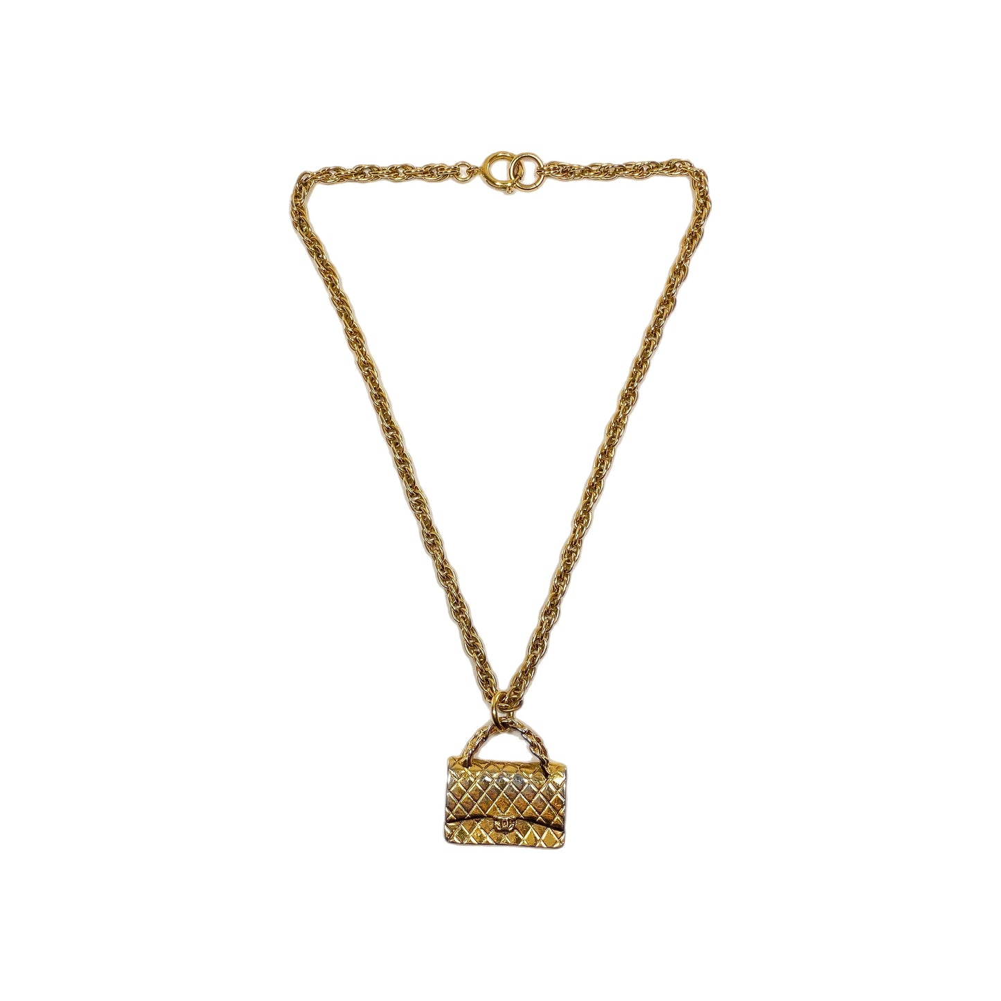 Chanel Gold Handbag Choker