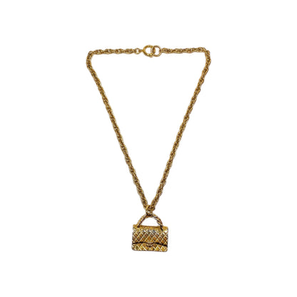 Chanel Gold Handbag Choker