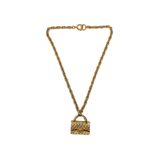 Chanel Gold Handbag Choker