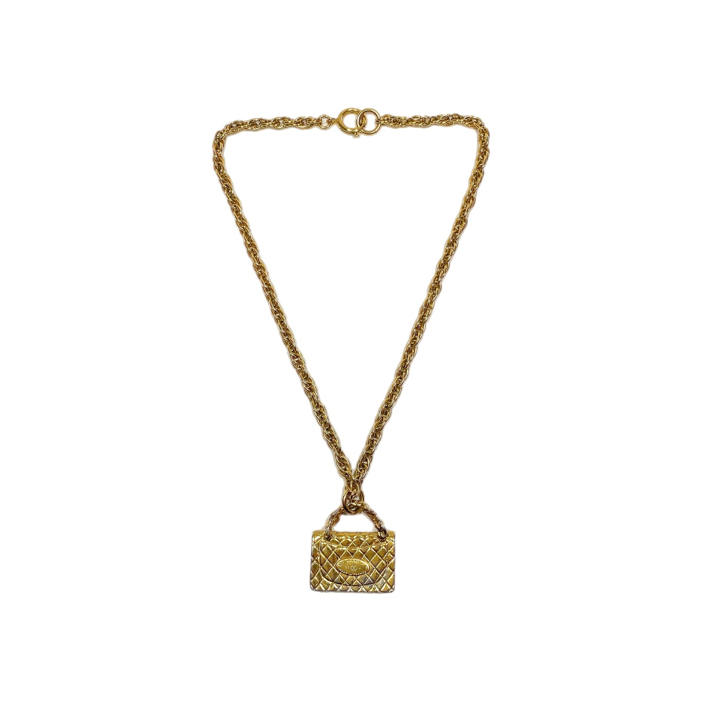 Chanel Gold Handbag Choker