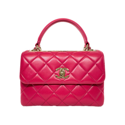 Chanel Medium Dark Pink Trendy Bag