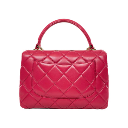 Chanel Medium Dark Pink Trendy Bag