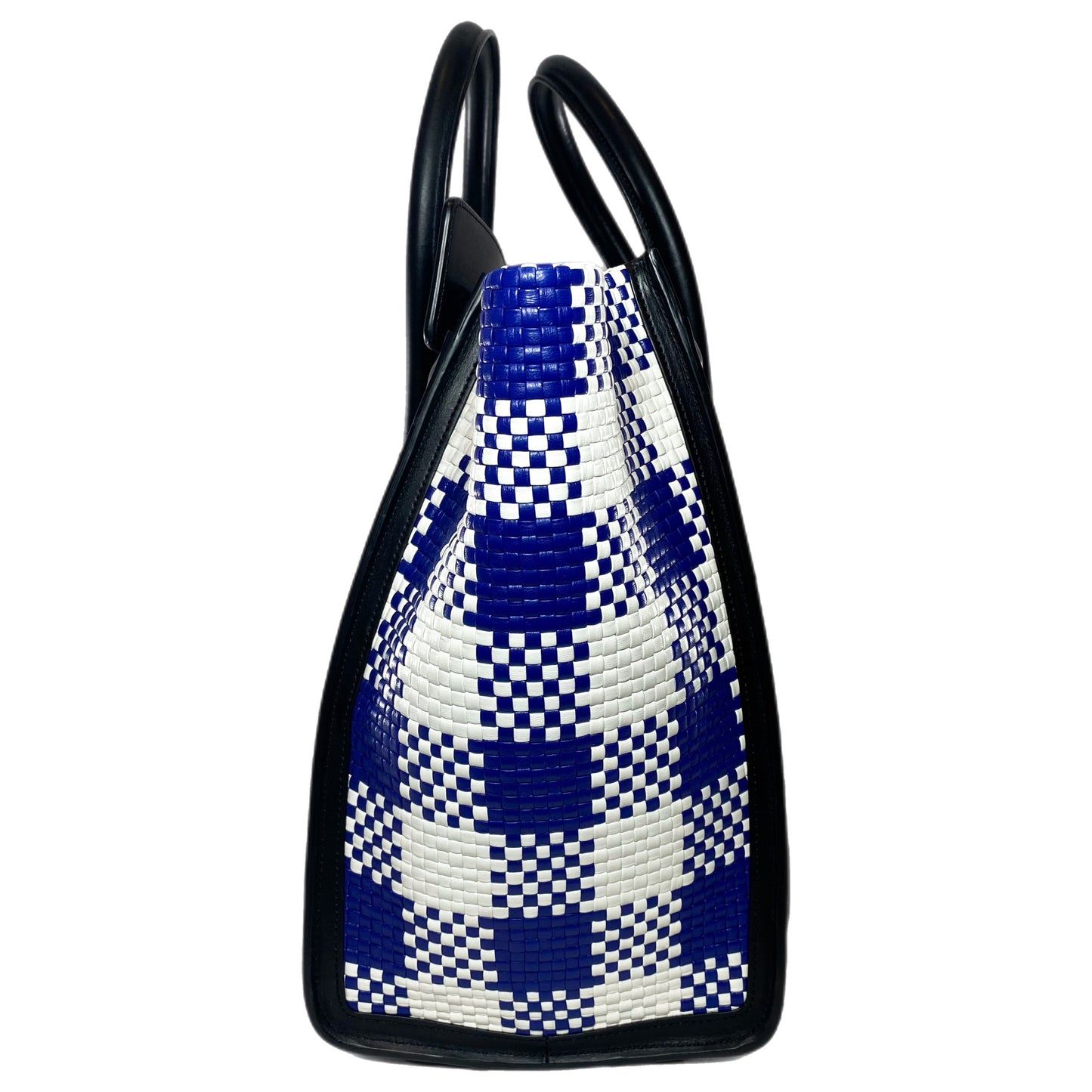 Celine Tricolor Leather Luggage Tote