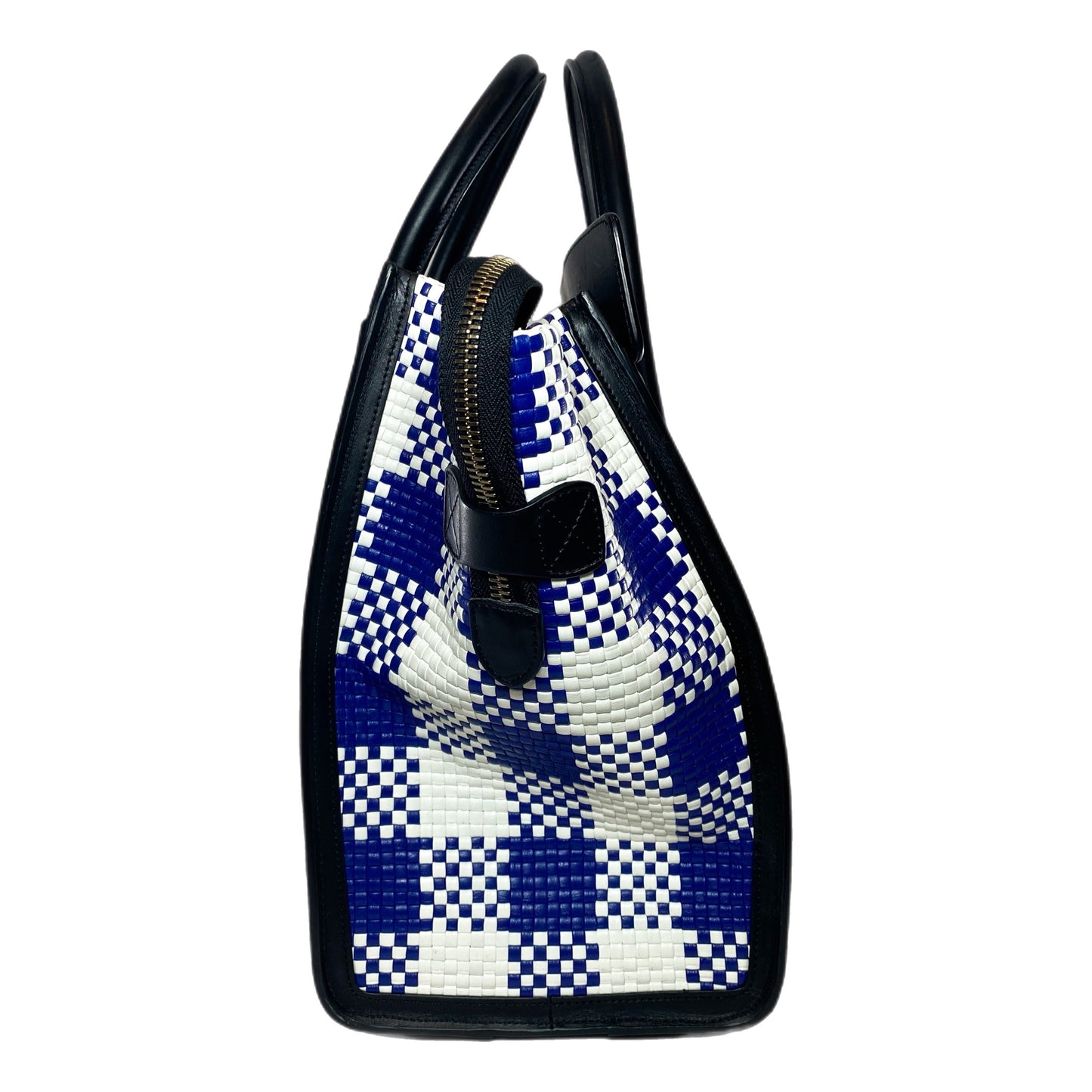 Celine Tricolor Leather Luggage Tote