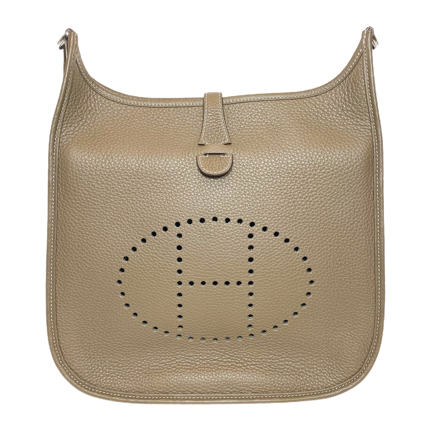 Hermes Evelyne Etoupe PM Palladium Hardware