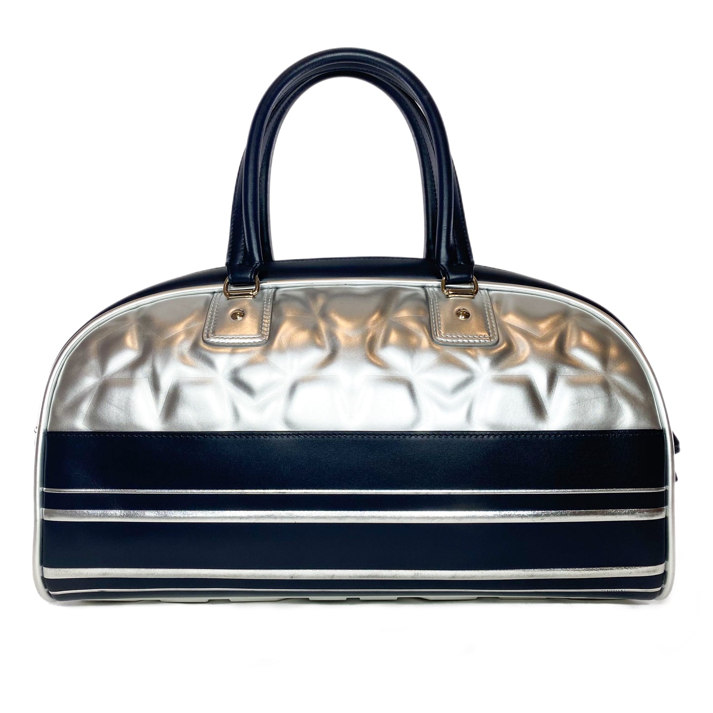 Dior Padded Etoile Medium Vibe Zip Bowling Bag