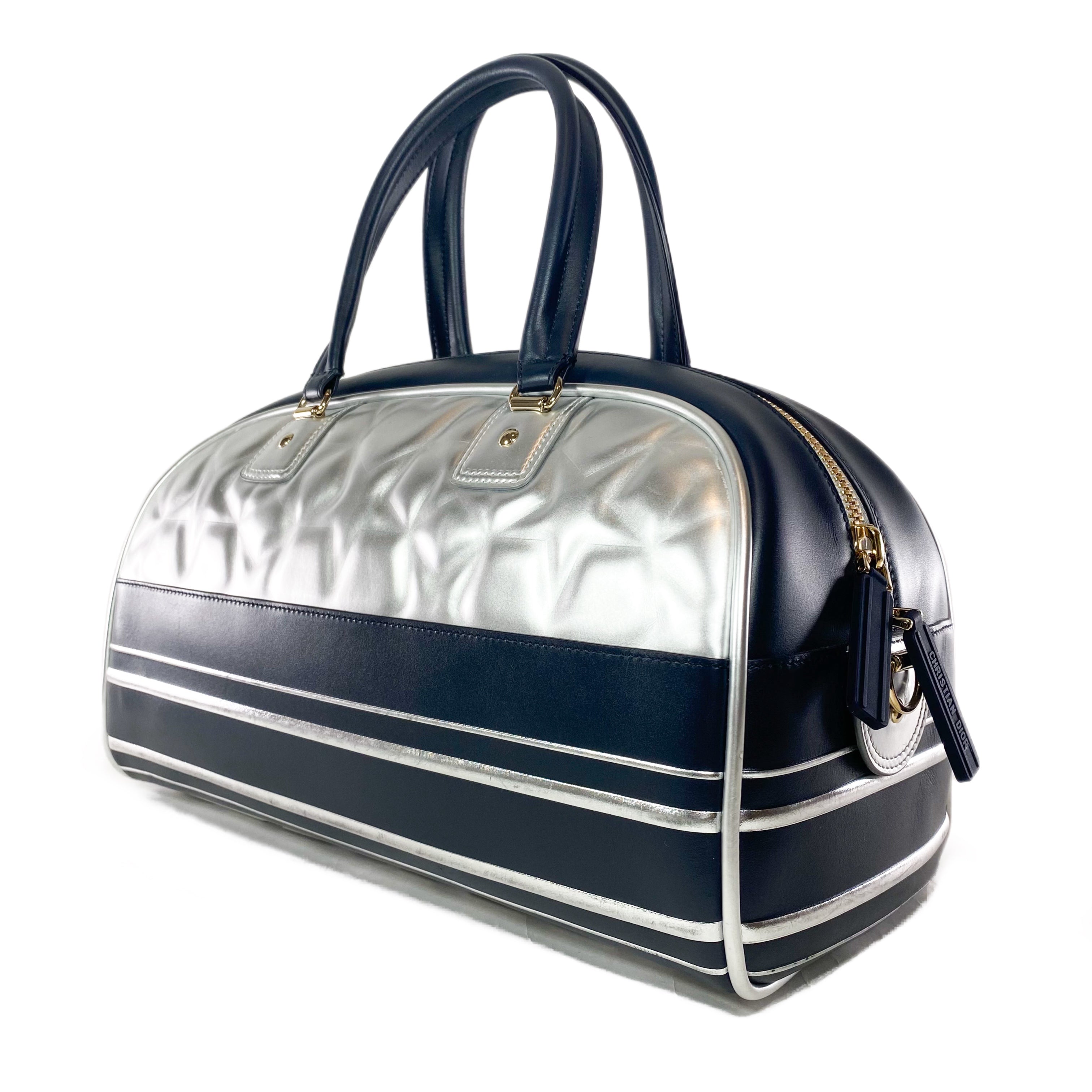 Dior Padded Etoile Medium Vibe Zip Bowling Bag