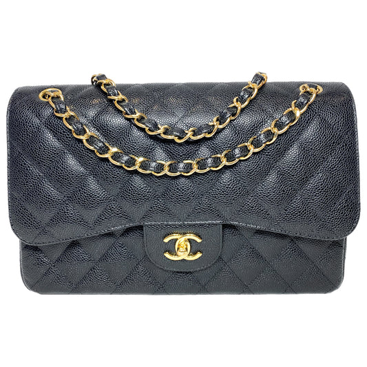 Chanel Black Jumbo Double Flap Bag
