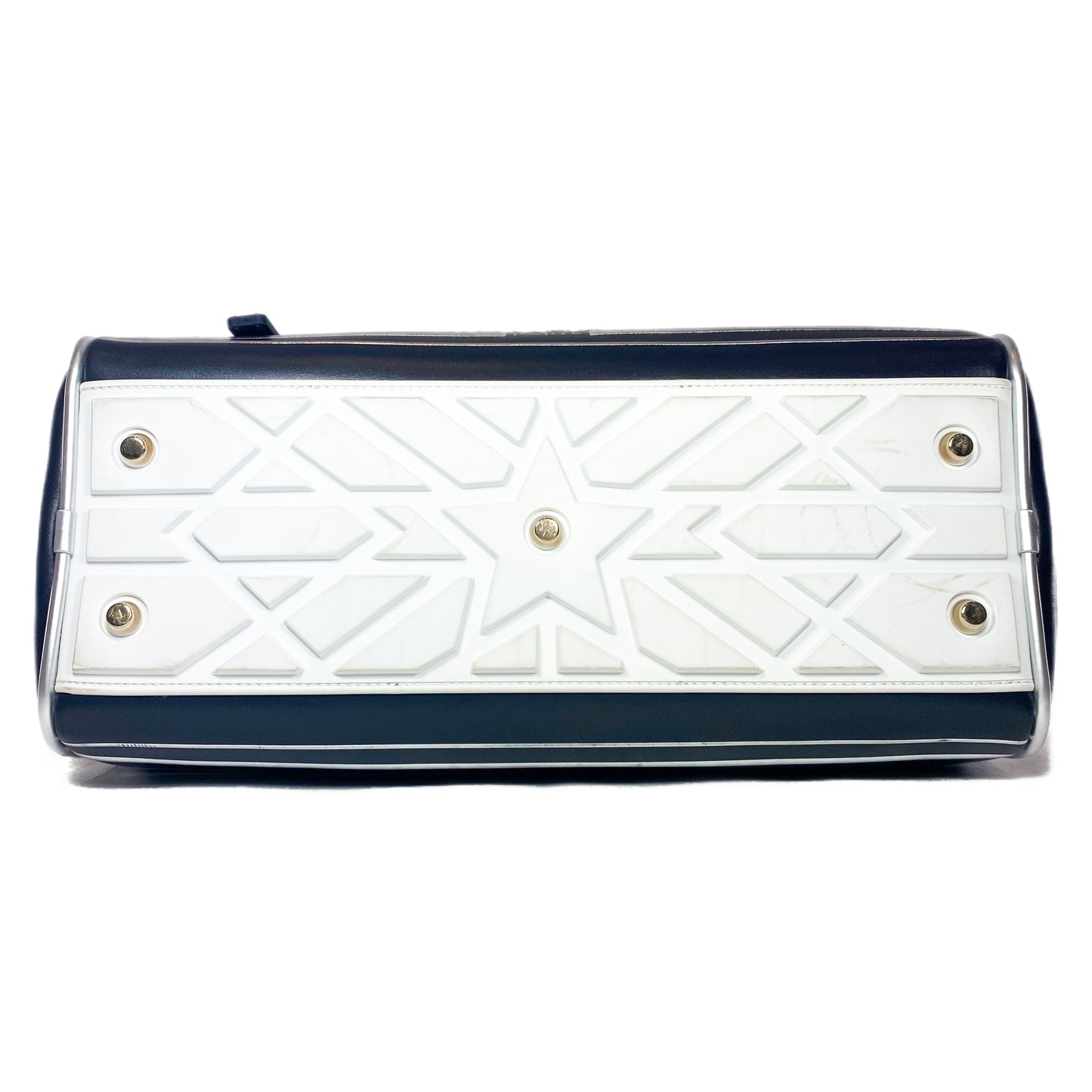 Dior Padded Etoile Medium Vibe Zip Bowling Bag