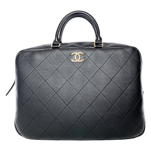 Chanel Black Bowling Bag
