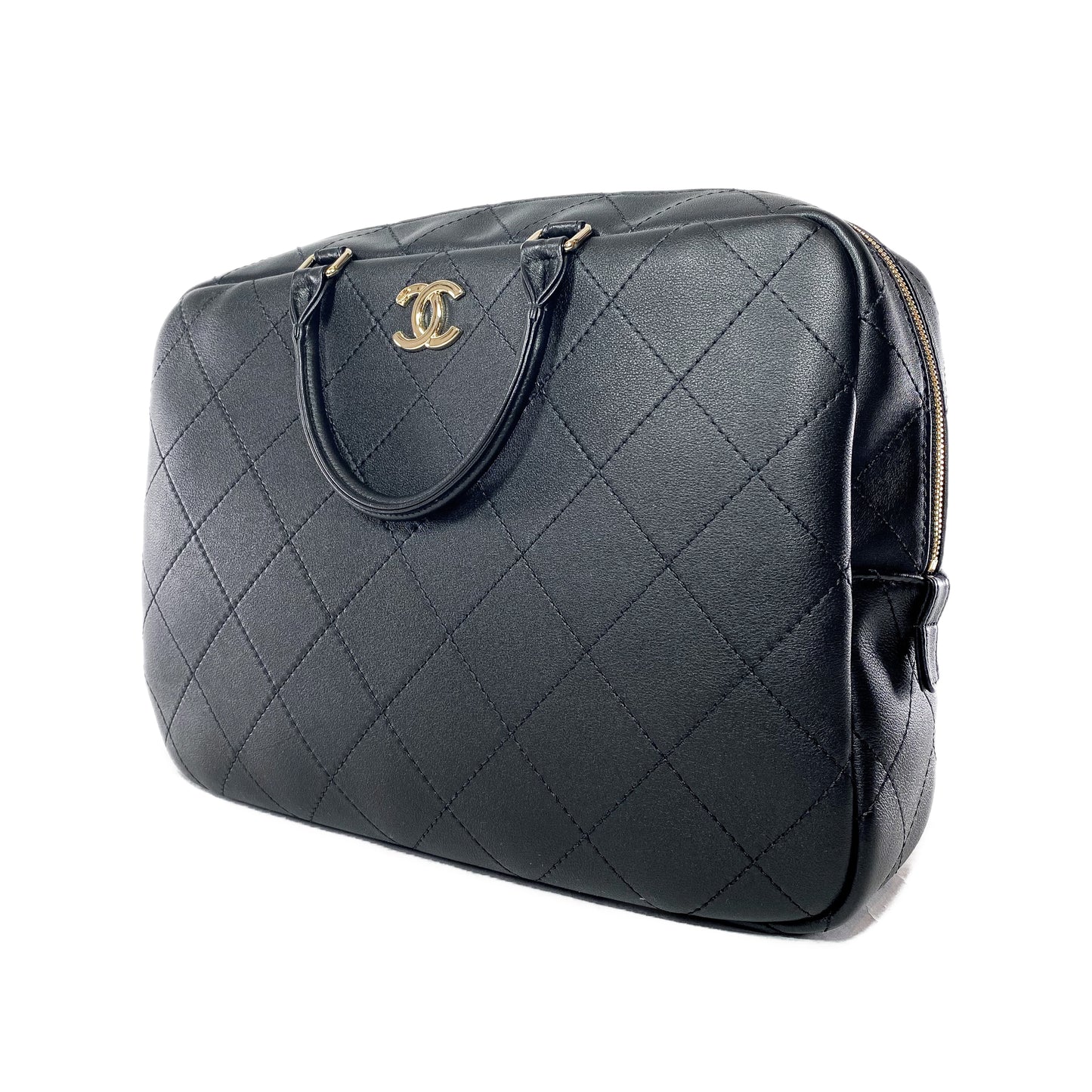 Chanel Black Bowling Bag