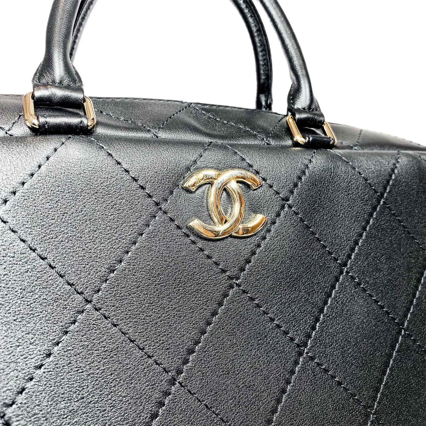 Chanel Black Bowling Bag