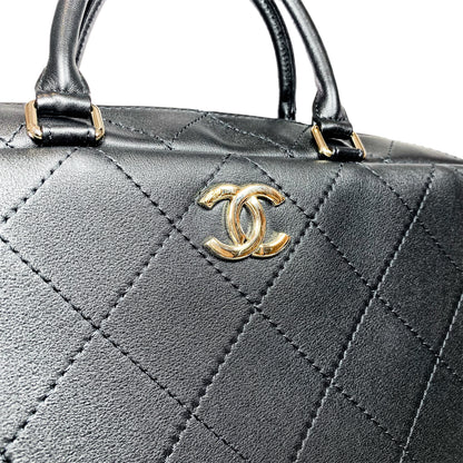Chanel Black Bowling Bag