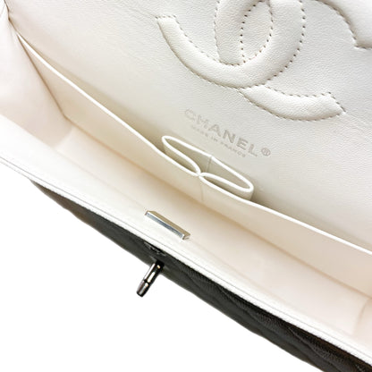 Chanel White Medium Double Flap Bag