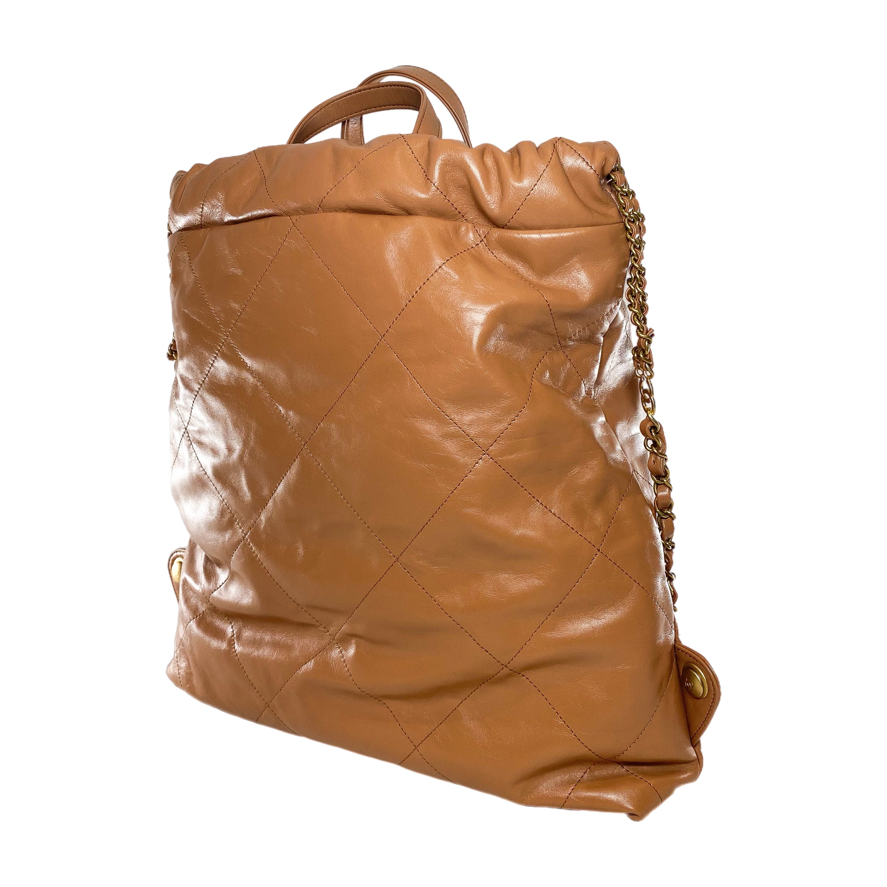 Chanel 22 Camel Quilted Backpack – Consign of the Times ™
