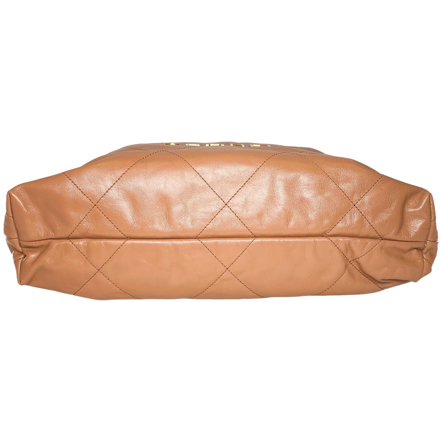 Chanel 22 Camel Quilted Backpack