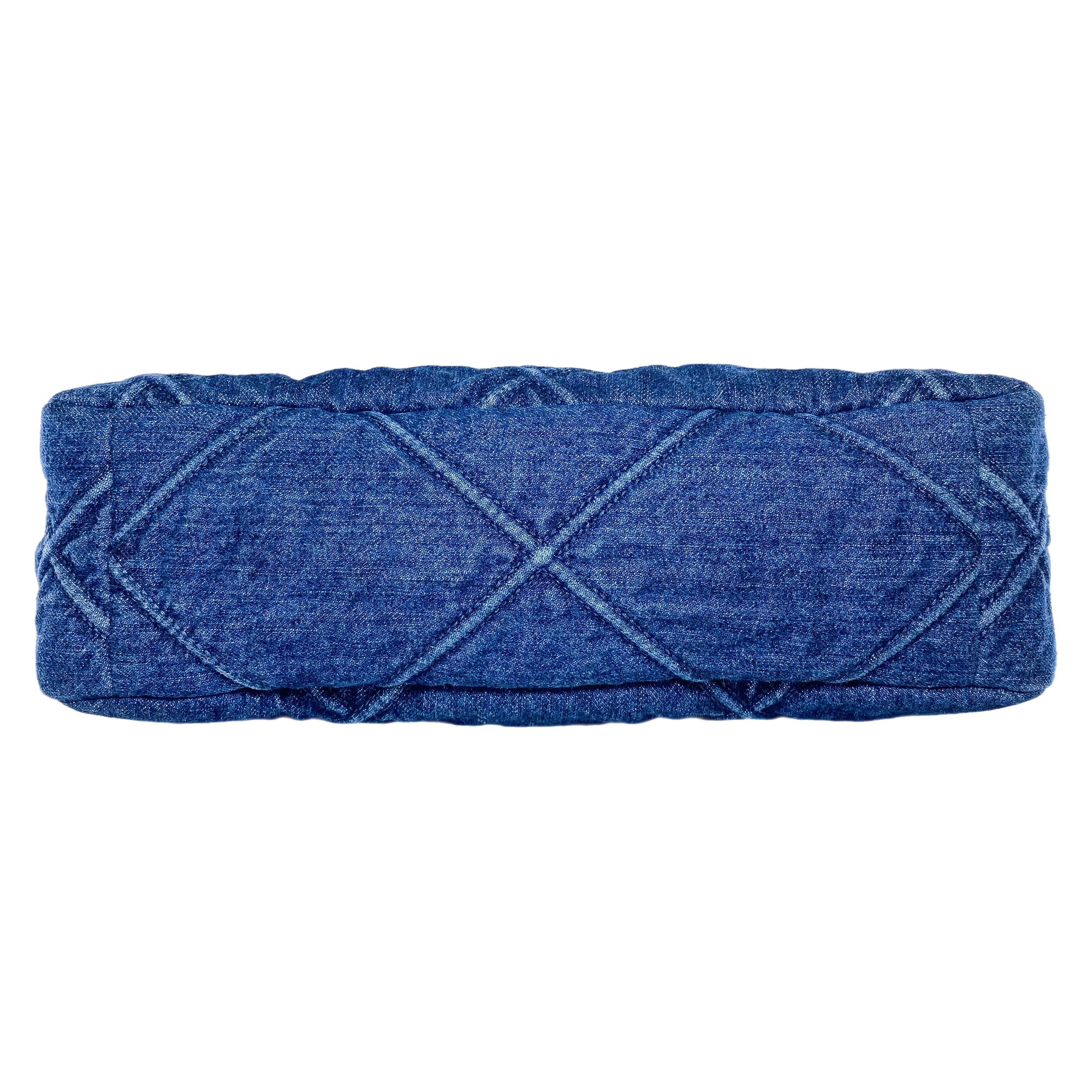 Chanel 19 Large Dark Denim Flap Bag