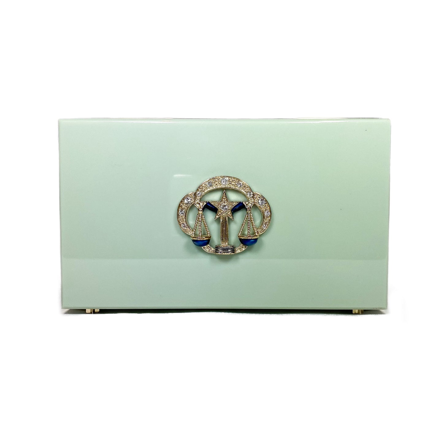 Charlotte Olympia Pistachio Libra Zodiac Clutch