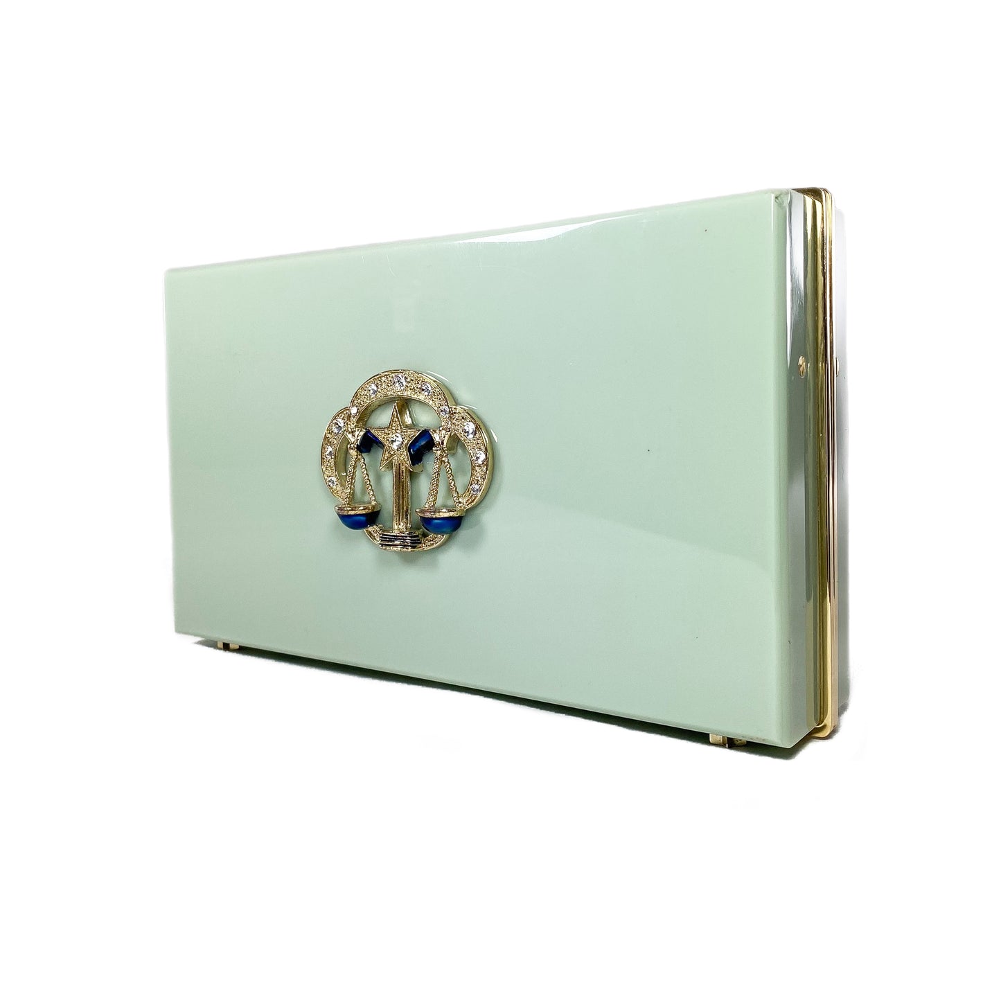 Charlotte Olympia Pistachio Libra Zodiac Clutch