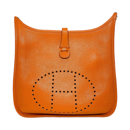 Hermes Evelyne PM Orange Palladium Hardware