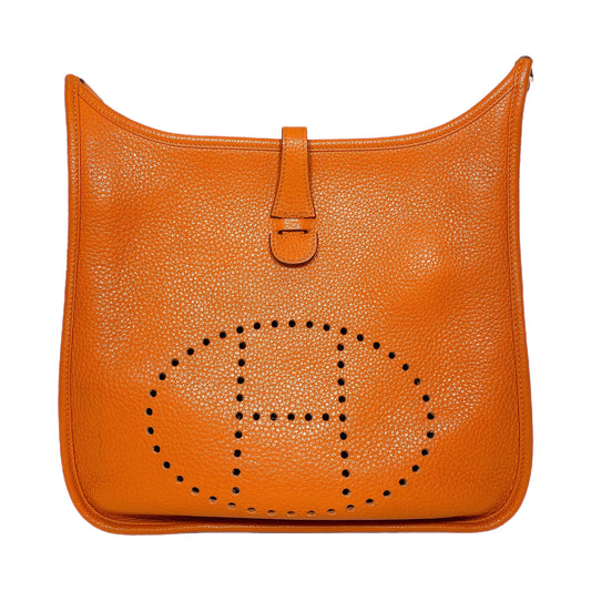 Hermes Evelyne PM Orange Palladium Hardware