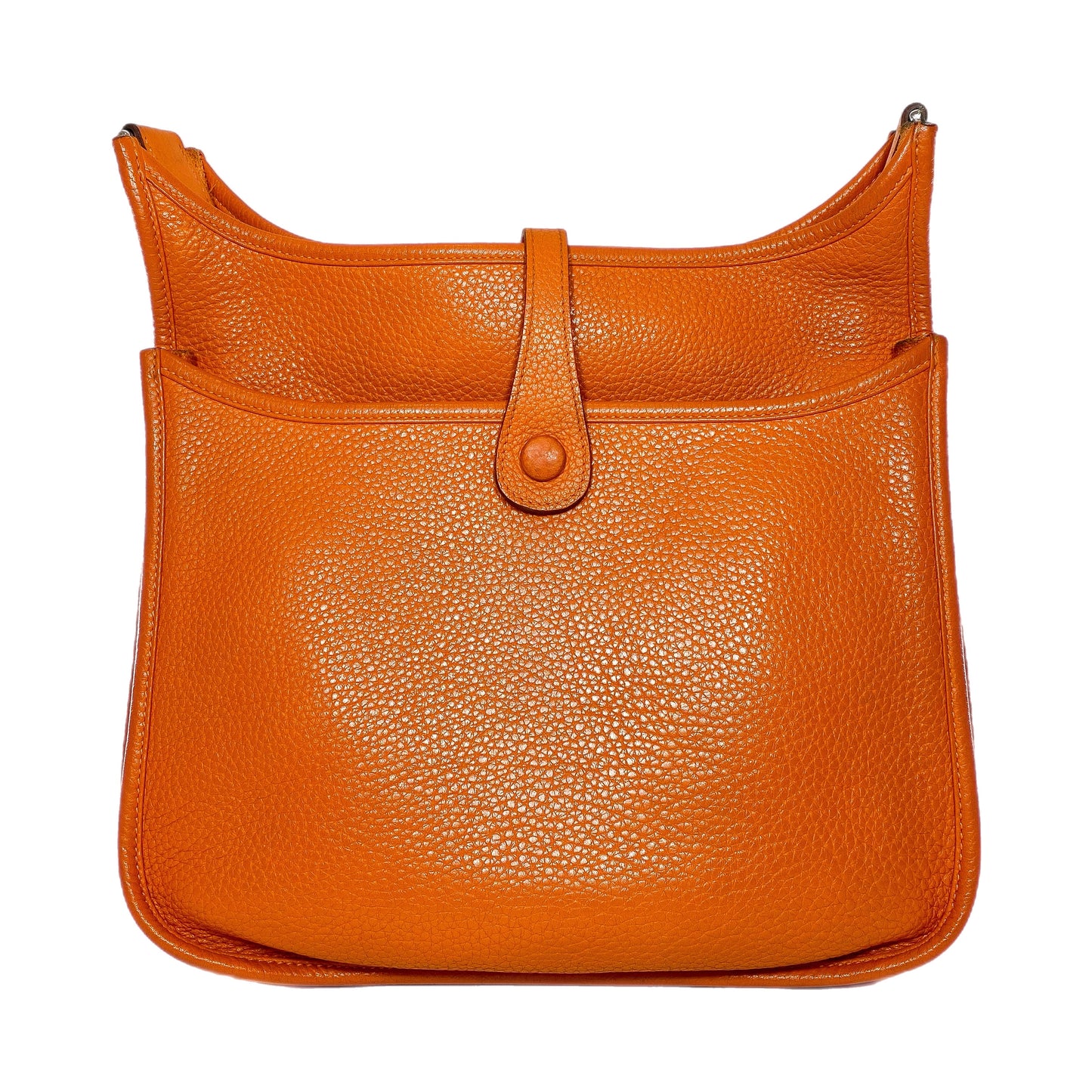 Hermes Evelyne PM Orange Palladium Hardware