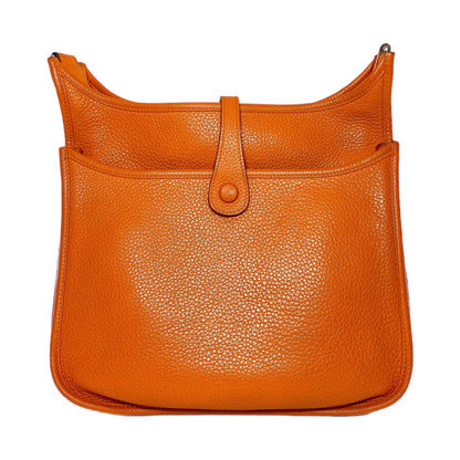 Hermes Evelyne PM Orange Palladium Hardware