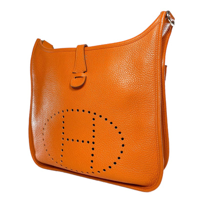 Hermes Evelyne PM Orange Palladium Hardware
