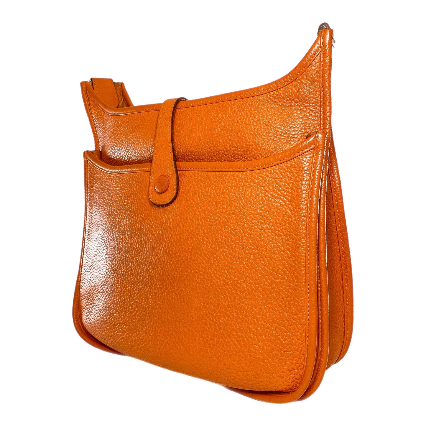 Hermes Evelyne PM Orange Palladium Hardware