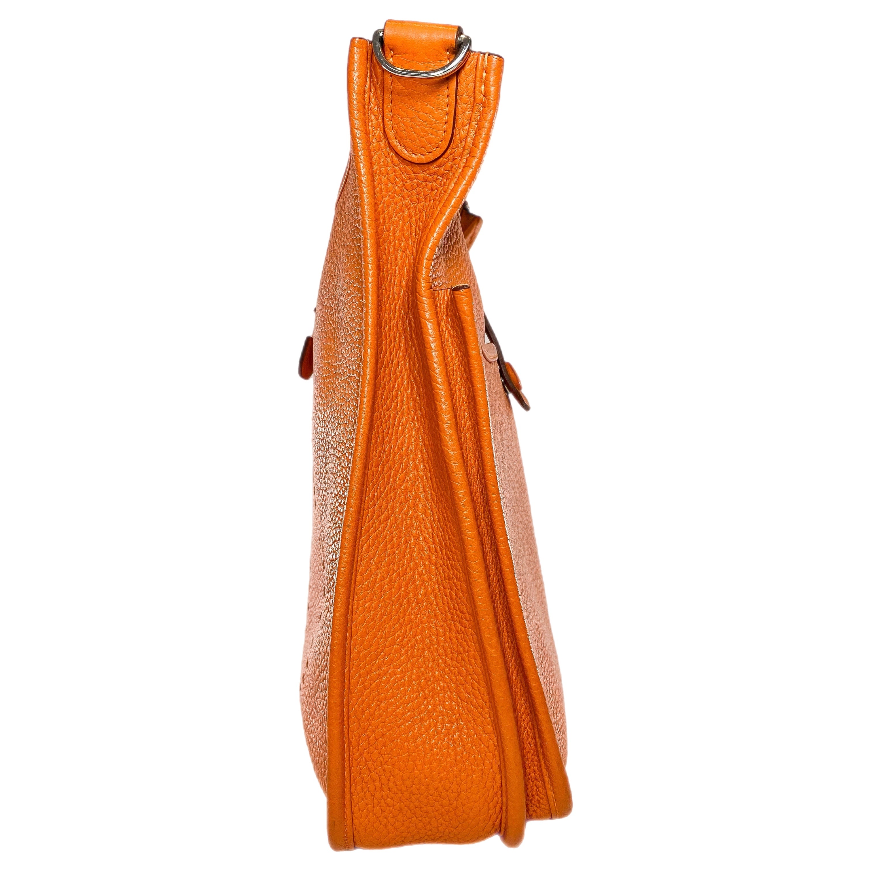 Hermes Evelyne PM Orange Palladium Hardware