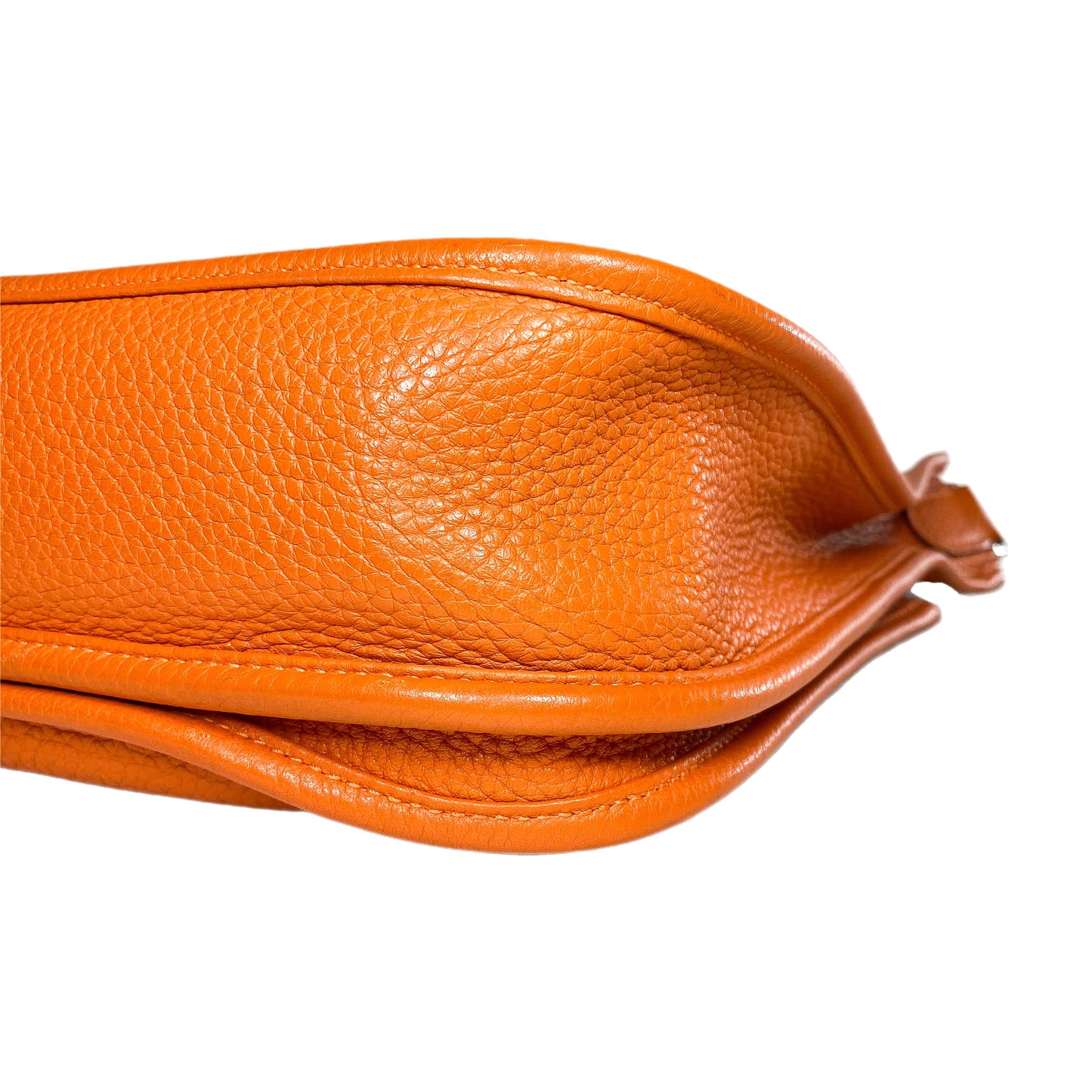 Hermes Evelyne PM Orange Palladium Hardware