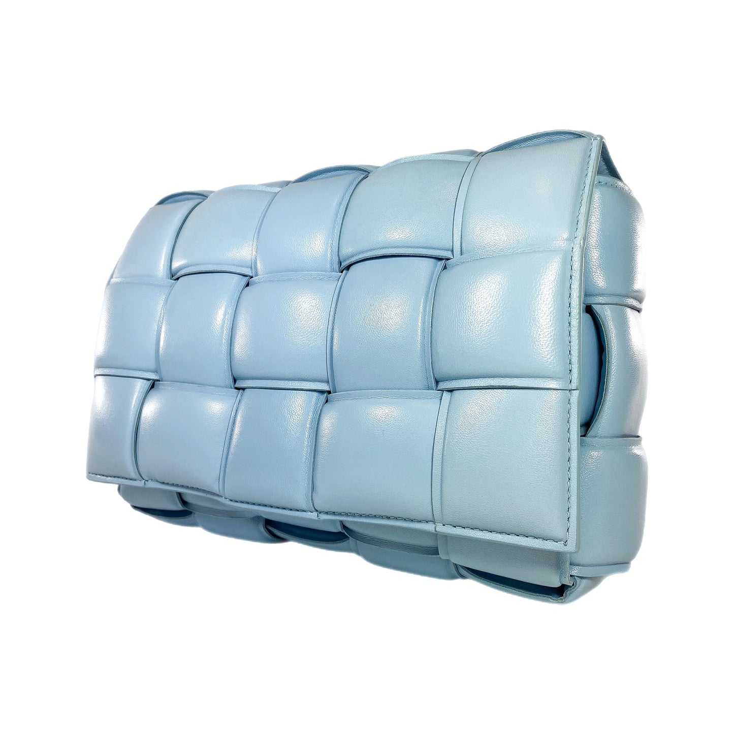 Bottega Veneta Light Blue Padded Cassette Bag