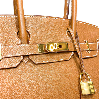 Hermes Birkin 30 Gold Togo Gold Hardware