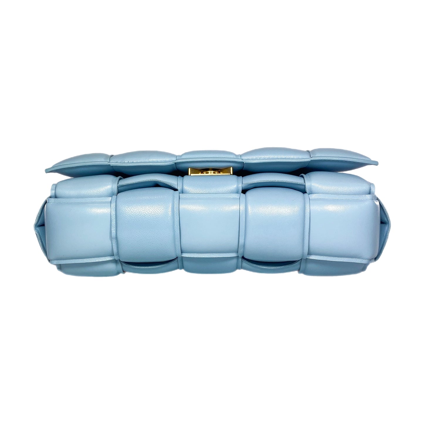 Bottega Veneta Light Blue Padded Cassette Bag