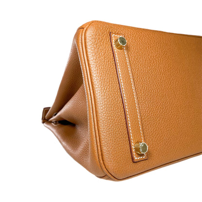 Hermes Birkin 30 Gold Togo Gold Hardware