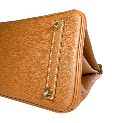 Hermes Birkin 30 Gold Togo Gold Hardware