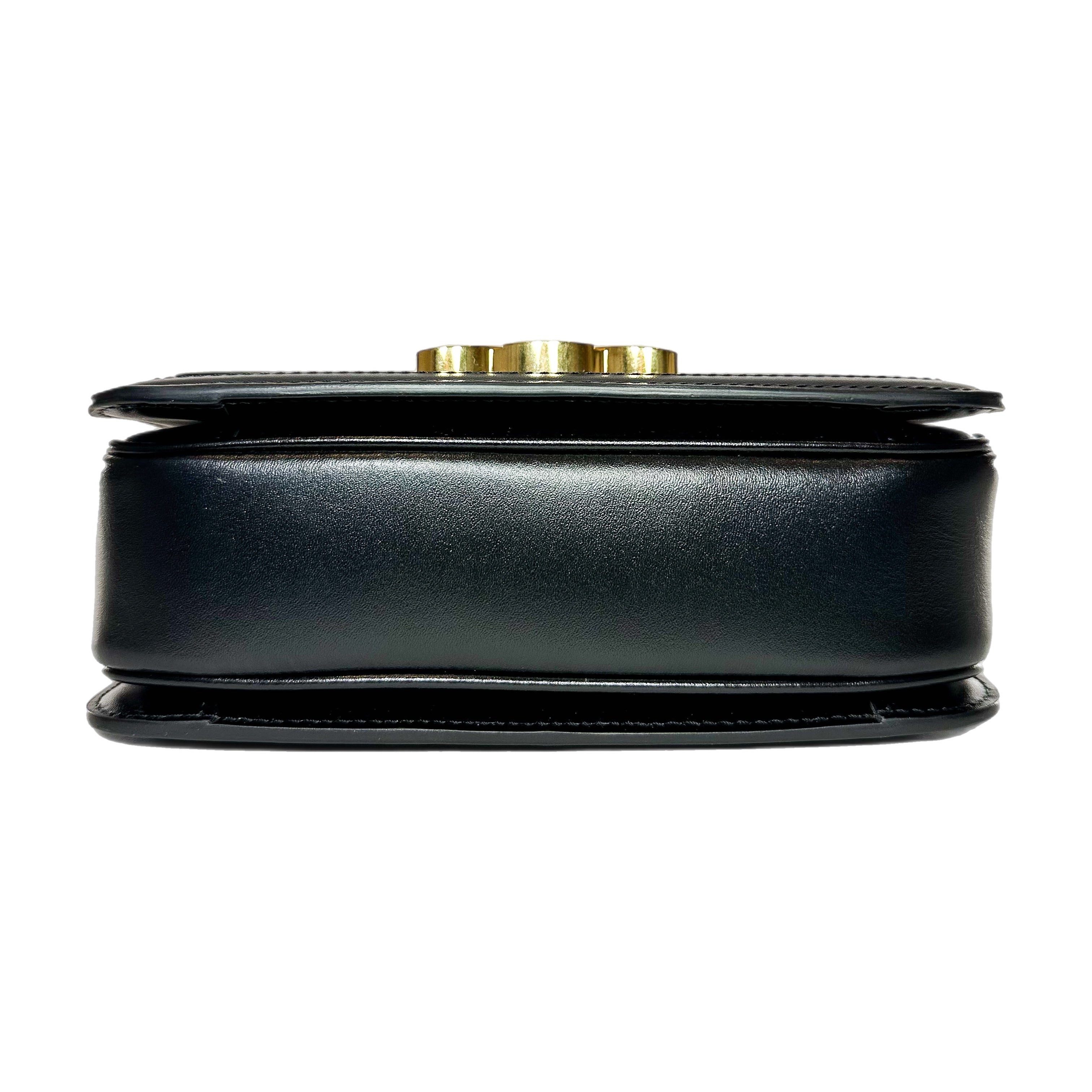 CELINE Teen Triomphe leather shoulder bag 【関税送料込】 CELINE Shiny Calfskin Teen Triomphe Amazone 1680392