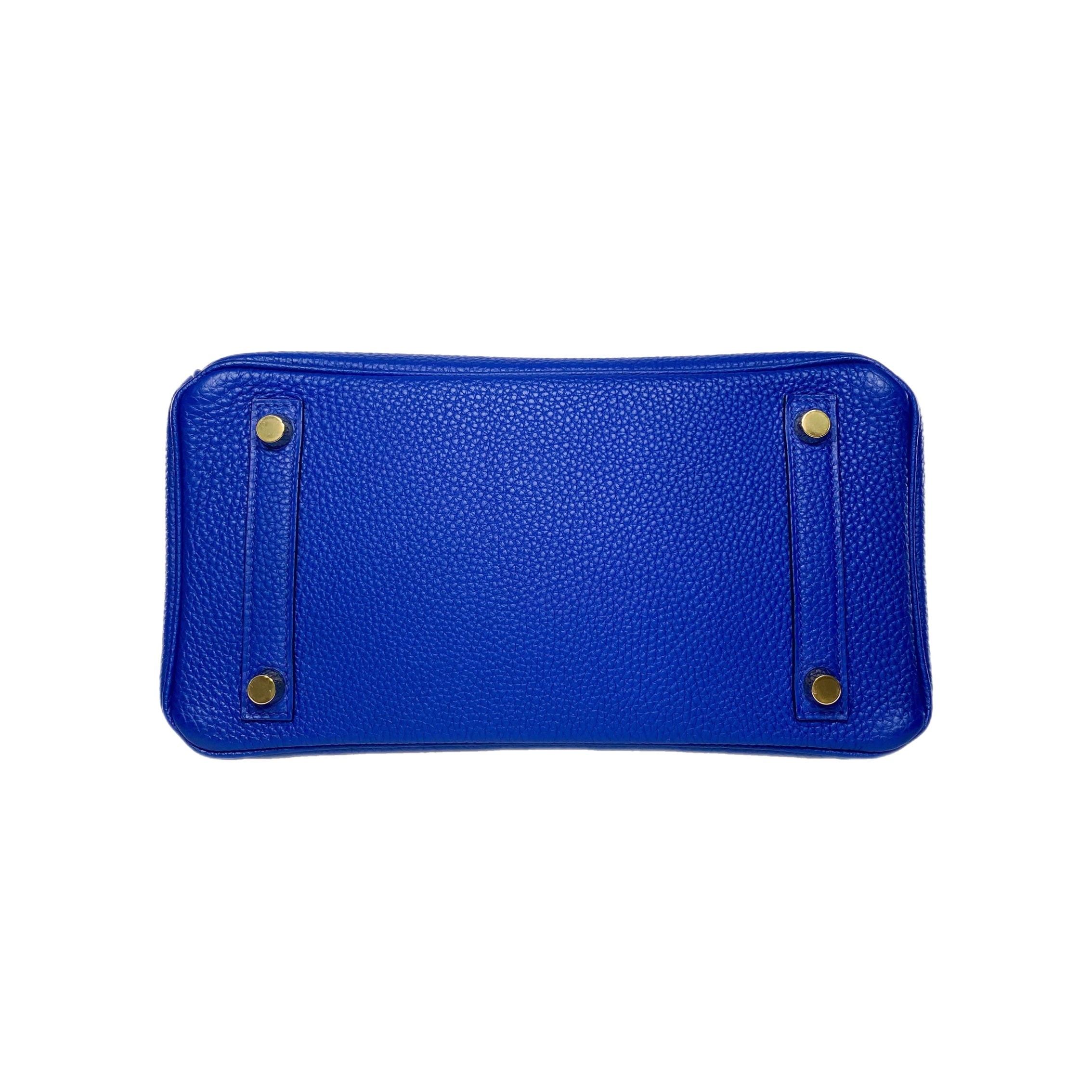 Hermes Birkin 25 Bleu Electric Togo Gold Hardware