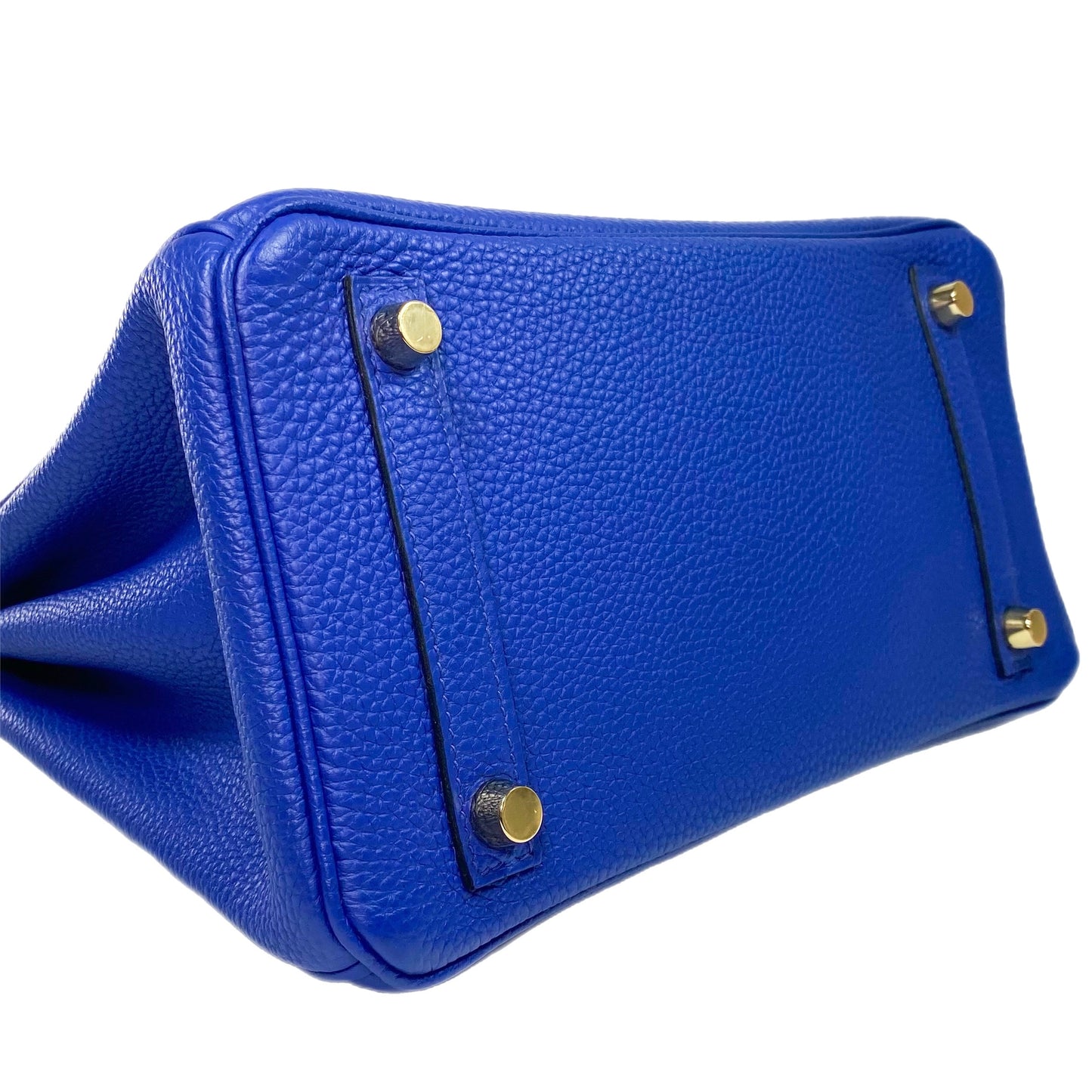 Hermes Birkin 25 Bleu Electric Togo Gold Hardware