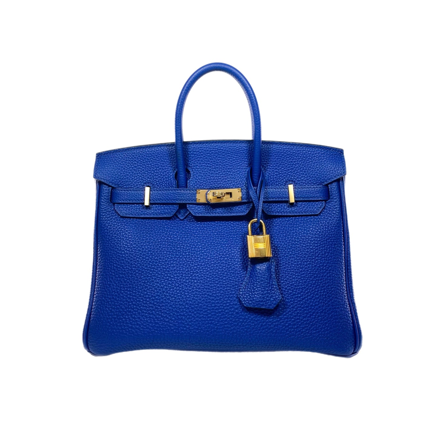 Hermes Birkin 25 Bleu Electric Togo Gold Hardware
