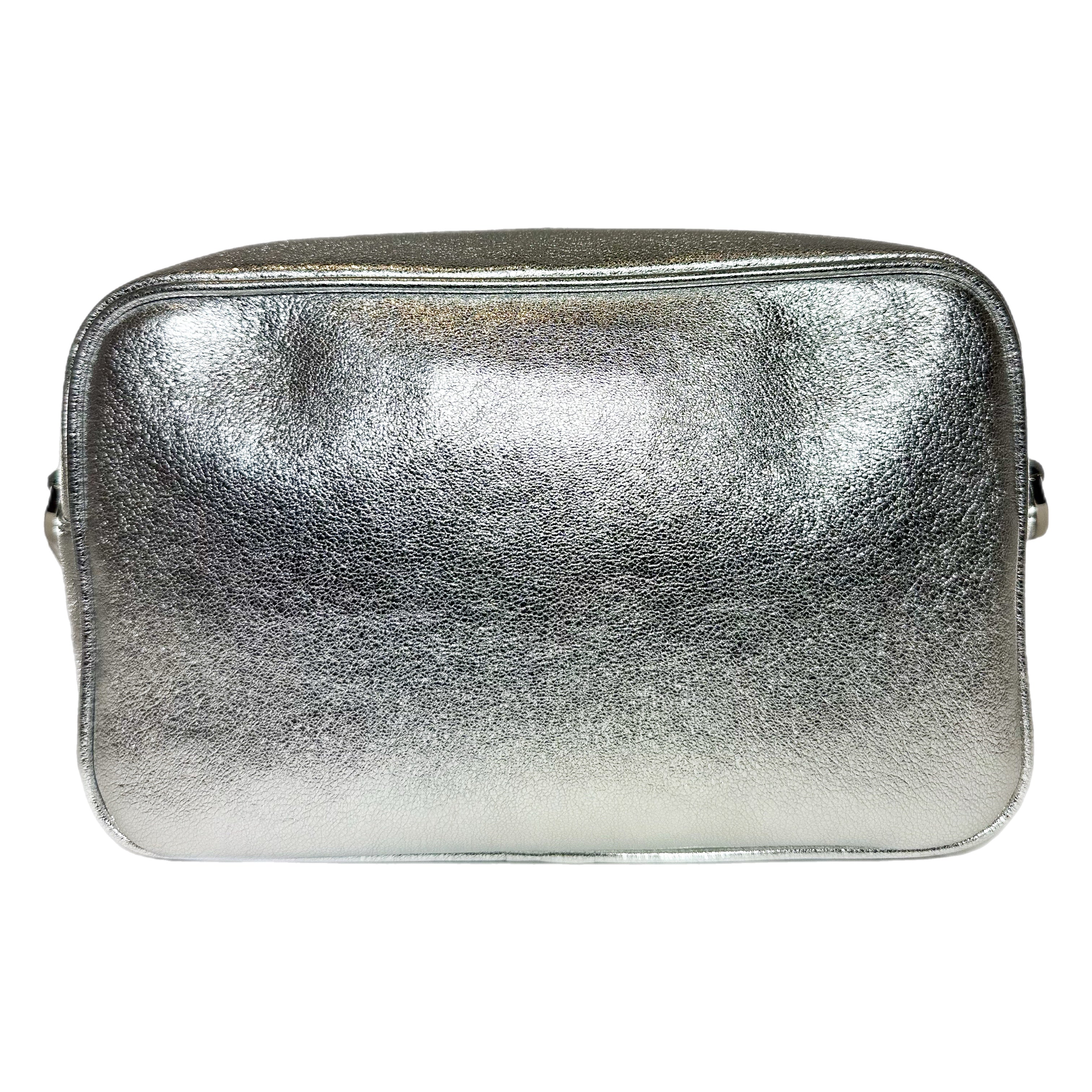 GOLDEN ☆24SS スターロゴ チェーン クロスバッグ SILVER Golden Goose Silver Logo Star Crossbody Bag | Consign of the