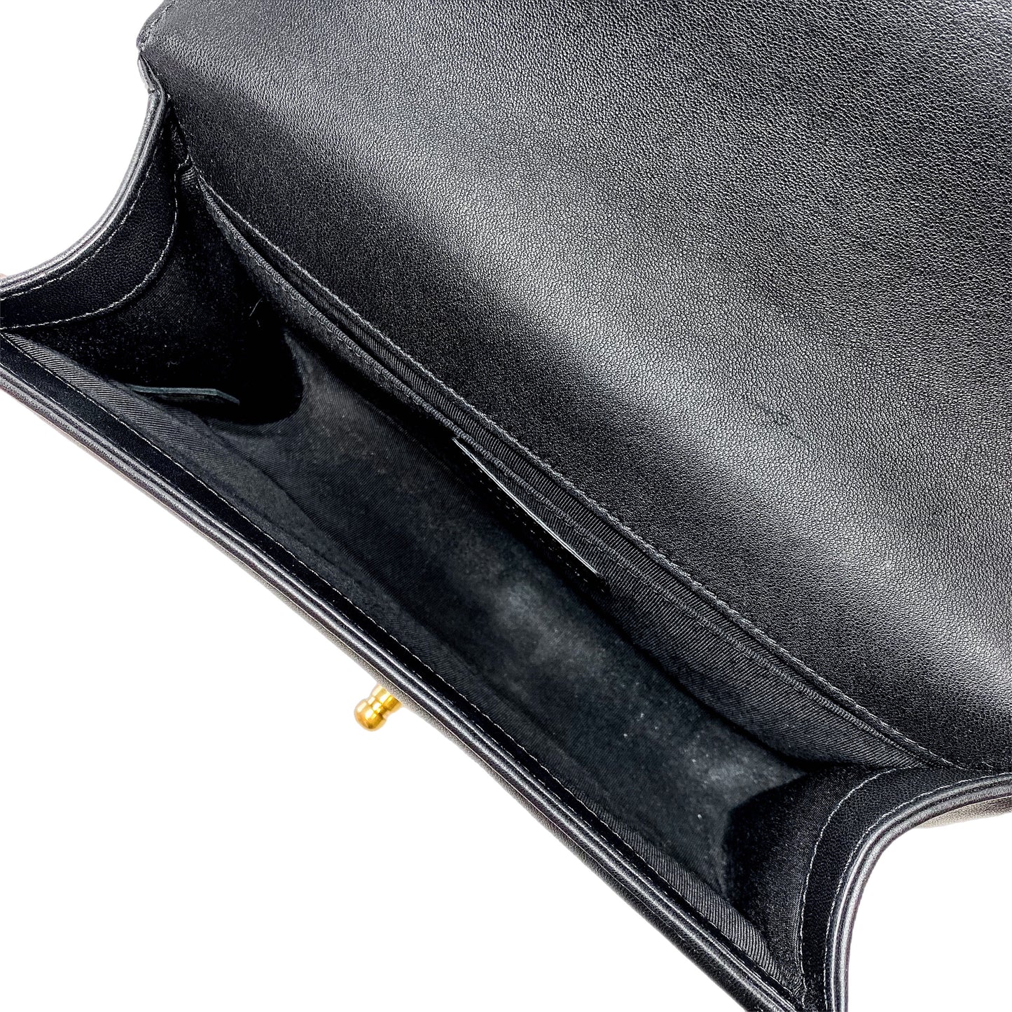 Chanel Black Tweed Lambskin Quilted Braided Jacket Boy Flap Bag