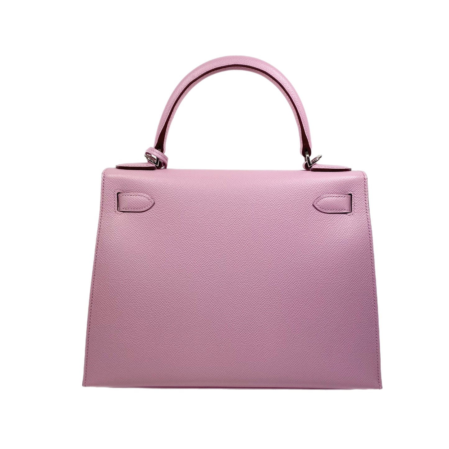 Hermes Kelly Sellier 28 Mauve Sylvestre Epsom Palladium Hardware