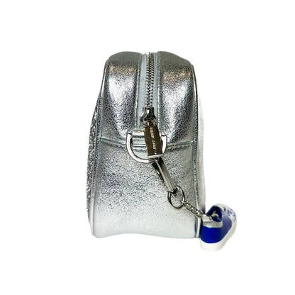 Golden Goose Silver Logo Star Crossbody Bag